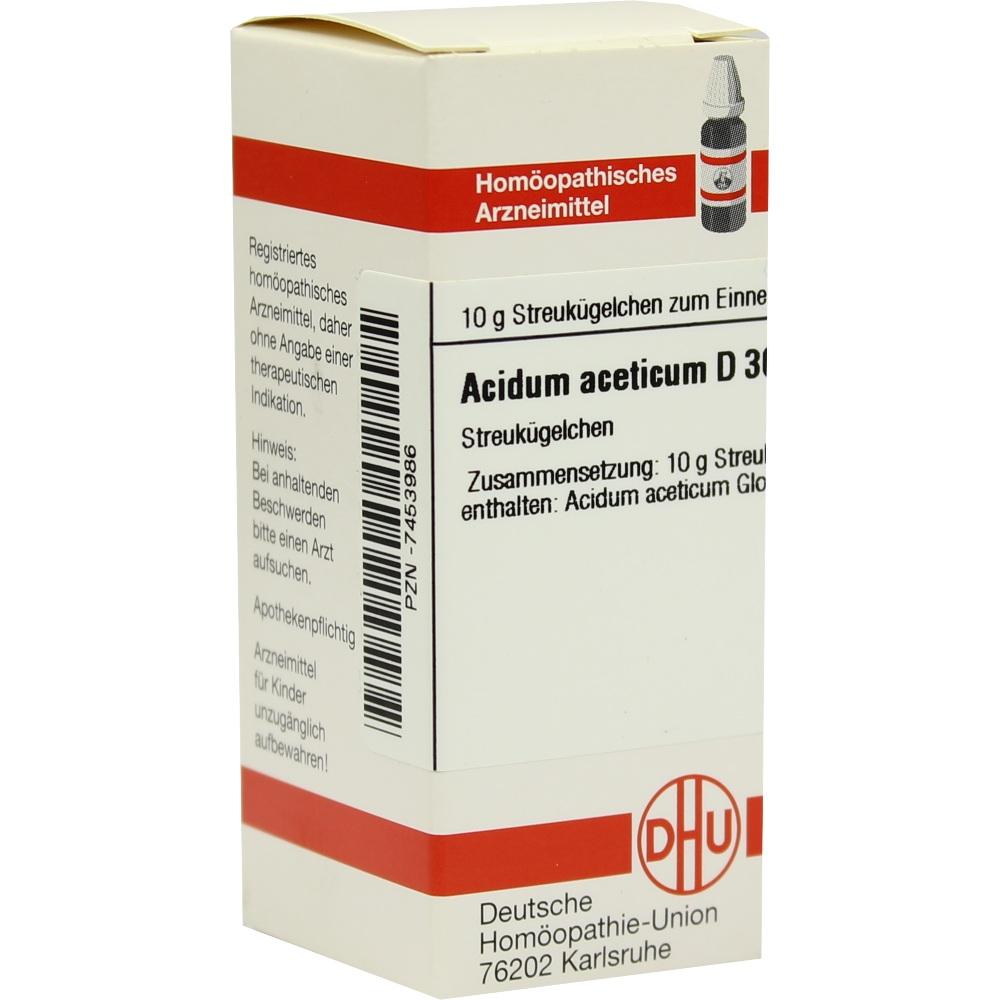 ACIDUM ACETICUM D 30 Globuli 10 g Globuli