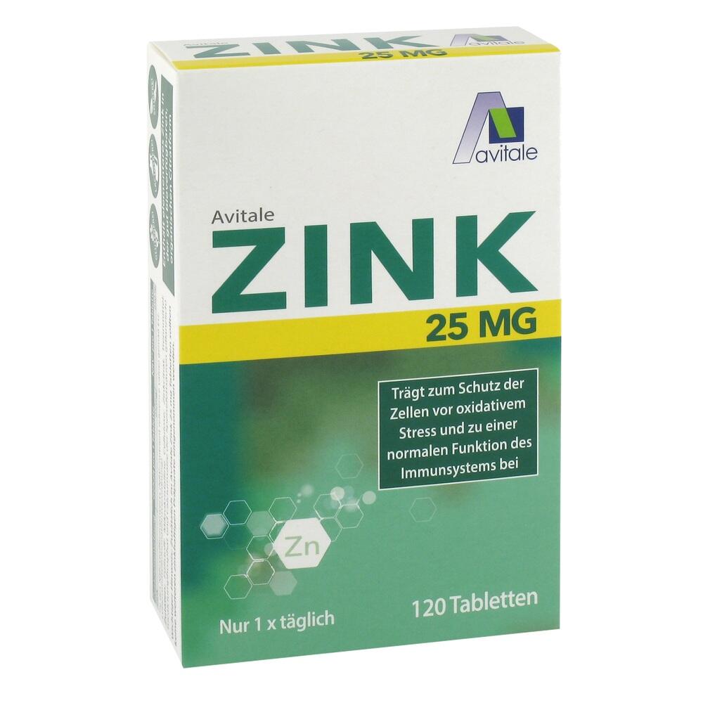 Avitale ZINK 25mg 120 St Tabletten