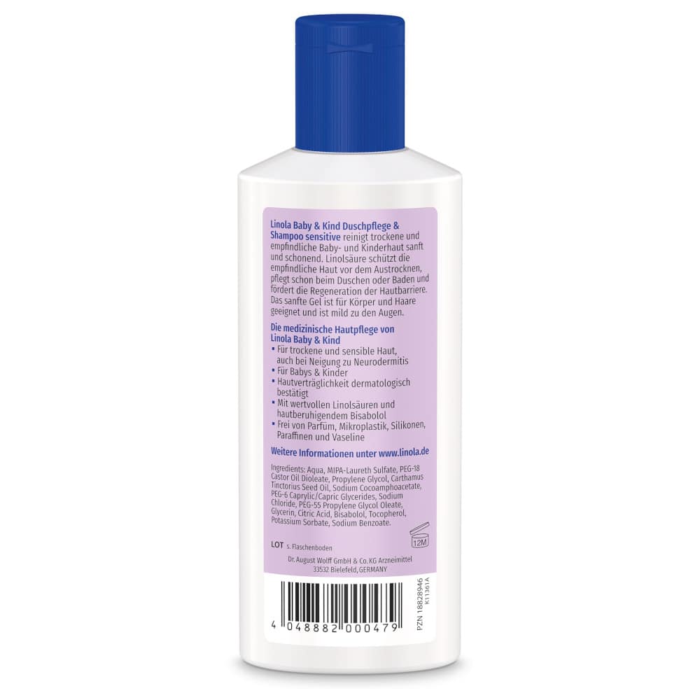 Linola Baby & Kind Duschpflege & Shampoo sensitive 200 ml Duschgel