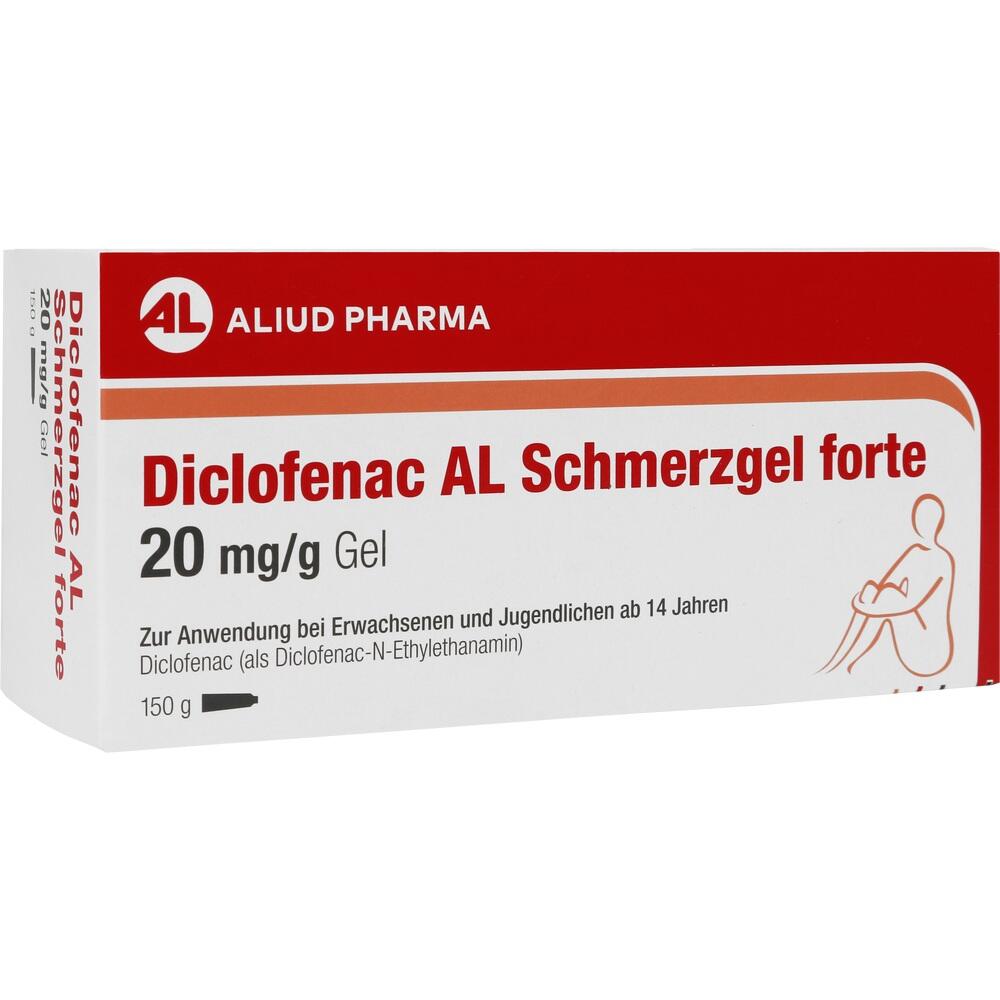 Diclofenac AL Schmerzgel forte 20 mg / g bei akutem Bewegungsschmerz nach stumpfem Trauma