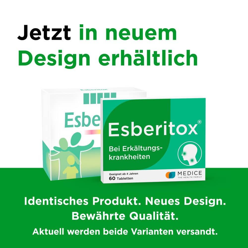 Esberitox Tabletten bei Erkältungskrankheiten  60 St Tabletten