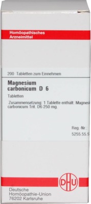 MAGNESIUM CARBONICUM D 6 Tabletten 200 St Tabletten