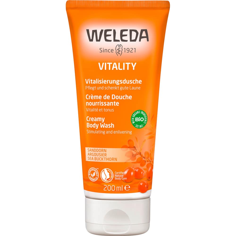 Weleda Vitality Vitalisierungsdusche Sanddorn 200 ml Duschgel