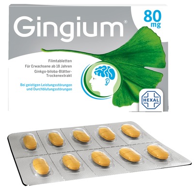 Gingium 80 mg 30 St Filmtabletten