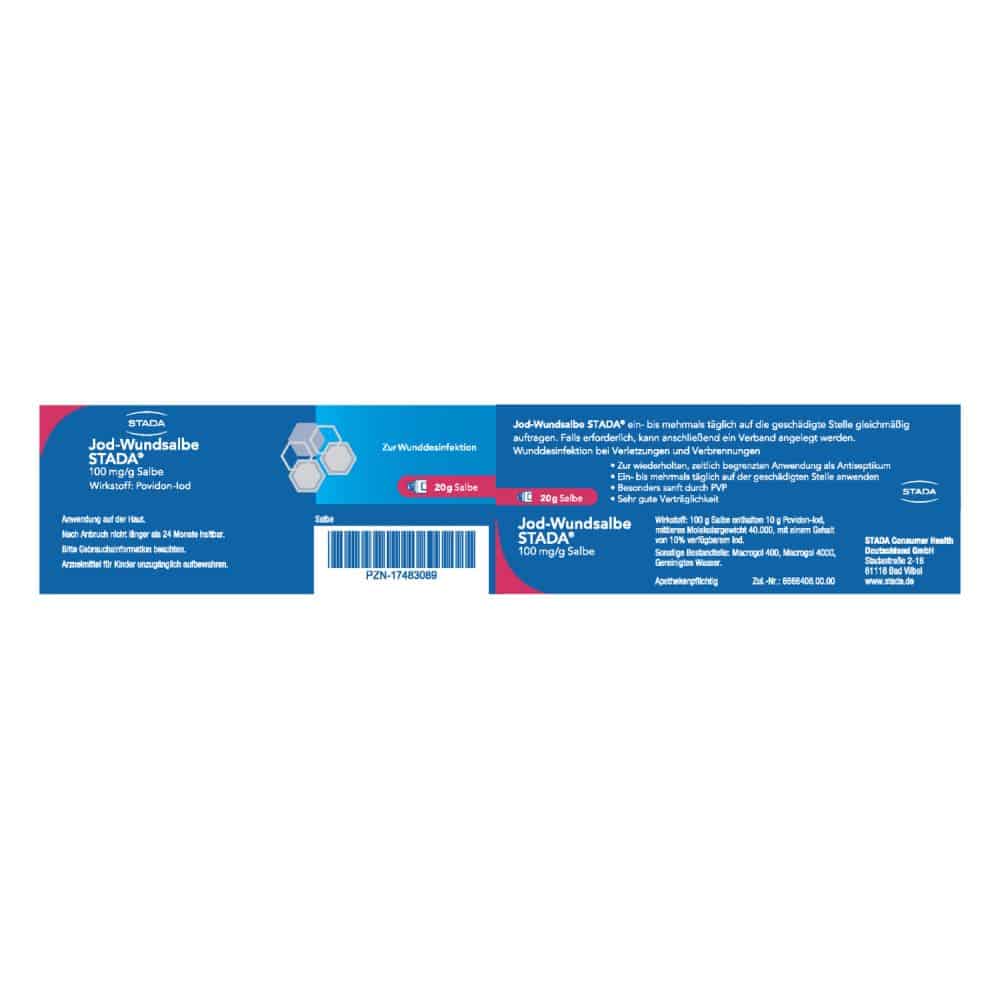 Jod-Wundsalbe STADA 20 g Salbe