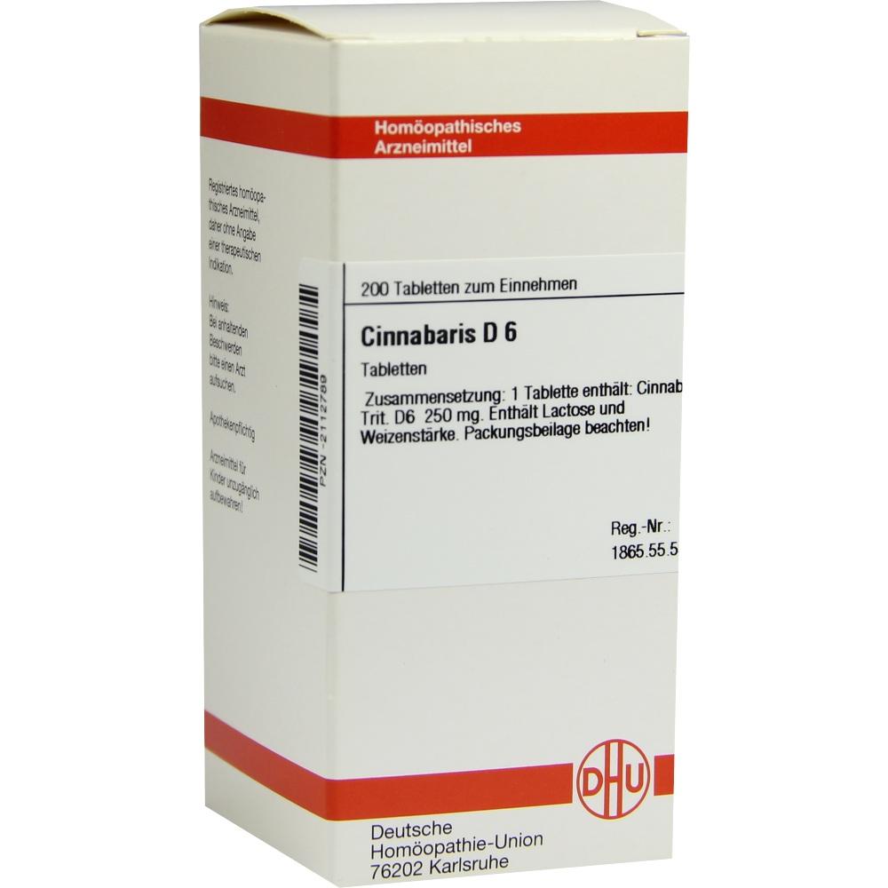 CINNABARIS D 6  200 St Tabletten