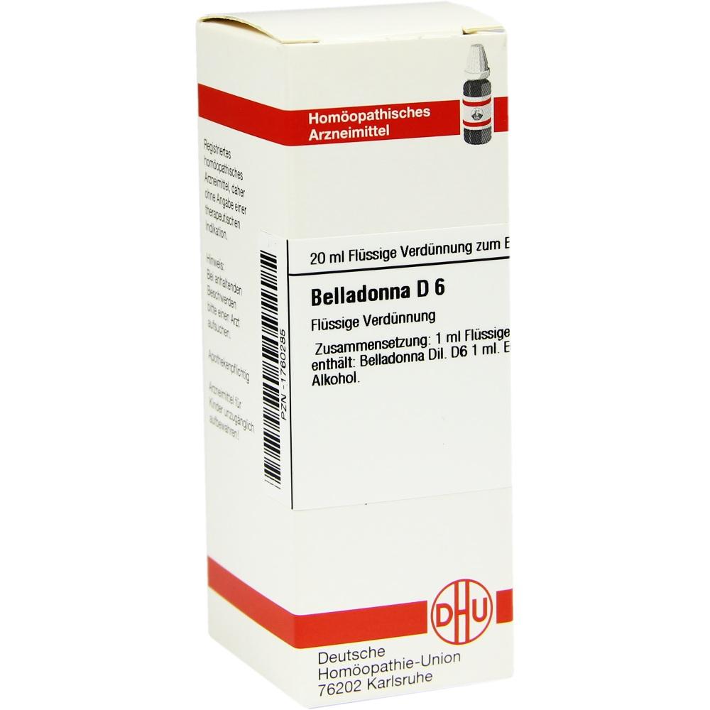 BELLADONNA D 6 Dilution 20 ml Dilution
