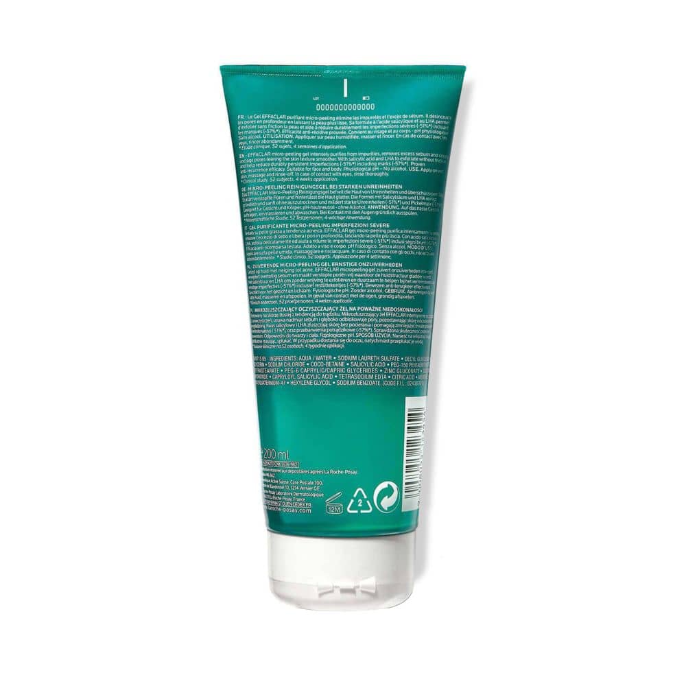 LA ROCHE-POSAY Effaclar Mikro-Peeling Reinigungsgel  200 ml Gel