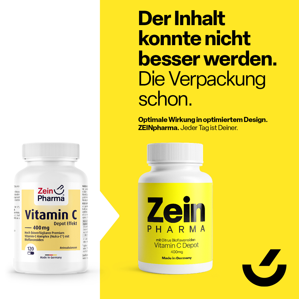 Zein Pharma Vitamin C Depo Effekt 400 mg 120 St Kapseln