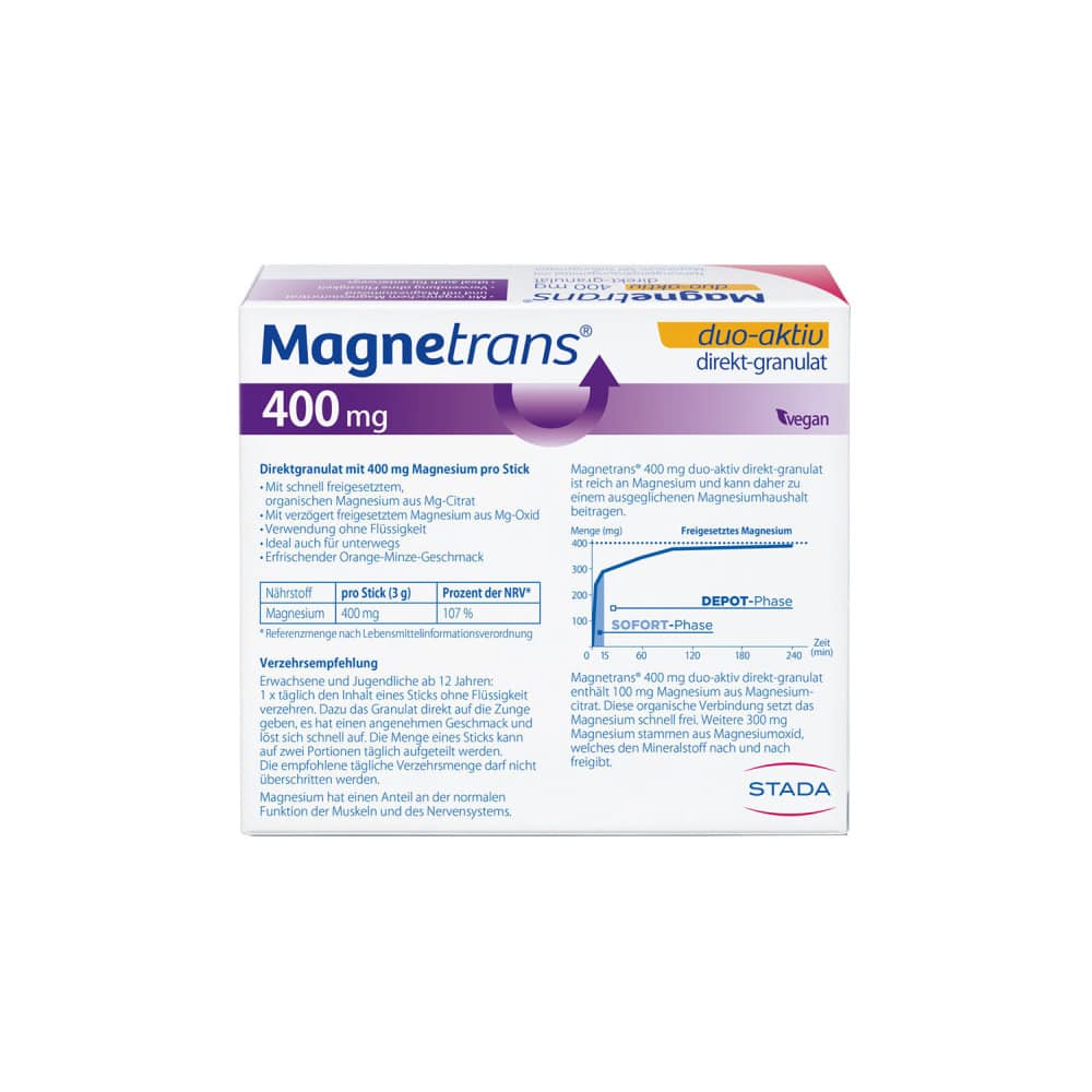 Magnetrans duo-aktiv 400 mg  50 St Granulat