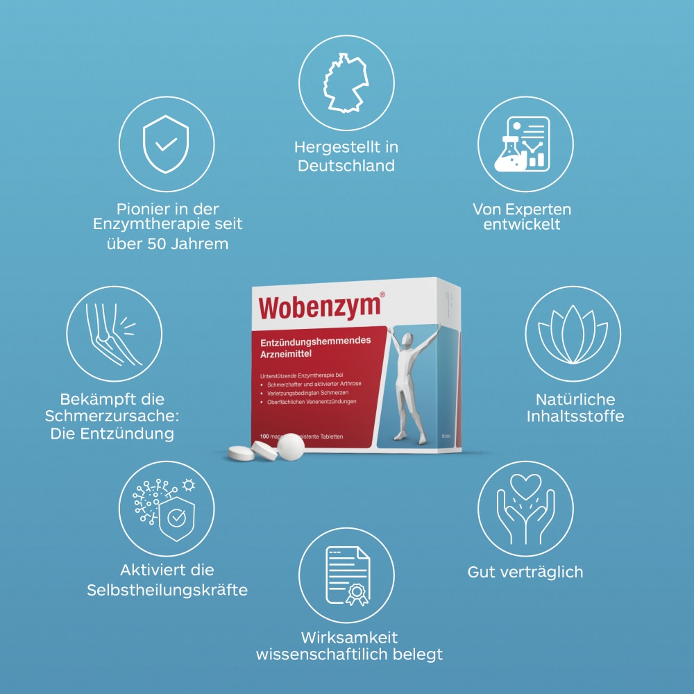 Wobenzym 100 St Tabletten magensaftresistent