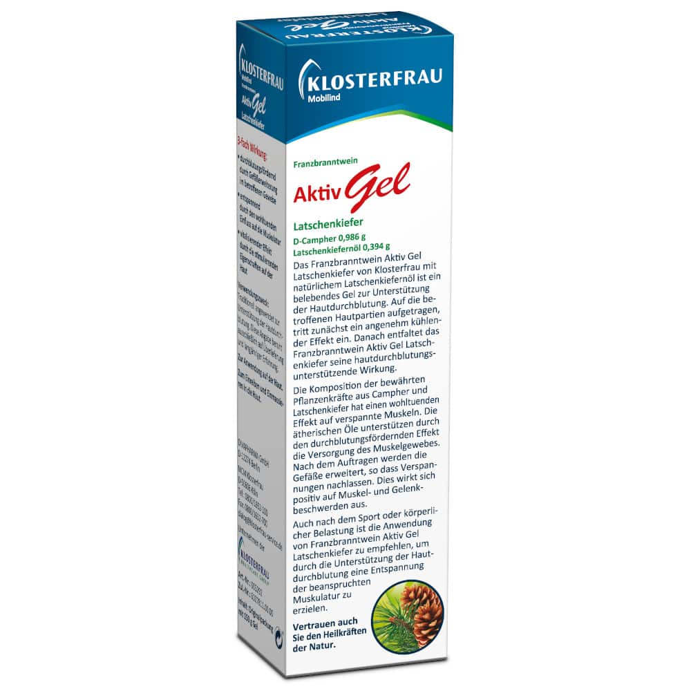 Klosterfrau Aktiv Franzbranntwein-Gel Latschenkiefer 150 g Gel