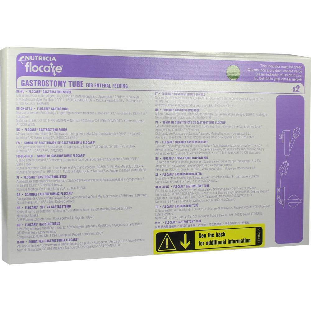 FLOCARE Gastro Tube Ch 18 2 St