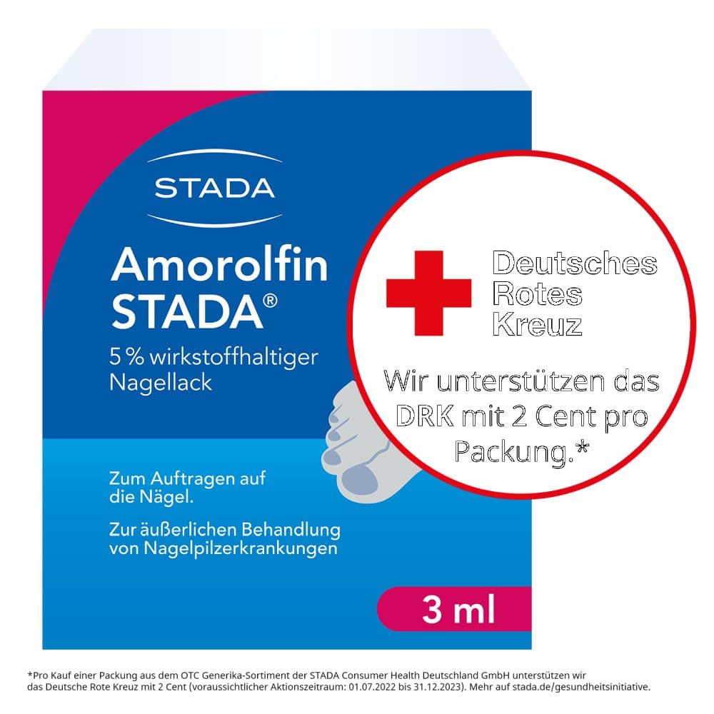 Amorolfin STADA 5 % 3 ml Wirkstoffhaltiger Nagellack