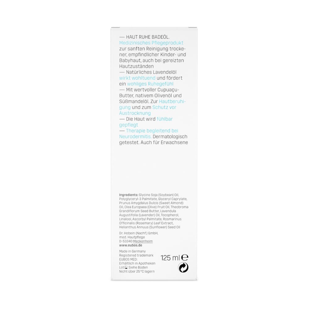 EUBOS KINDER HAUT RUHE BADEÖL 125 ml Öl