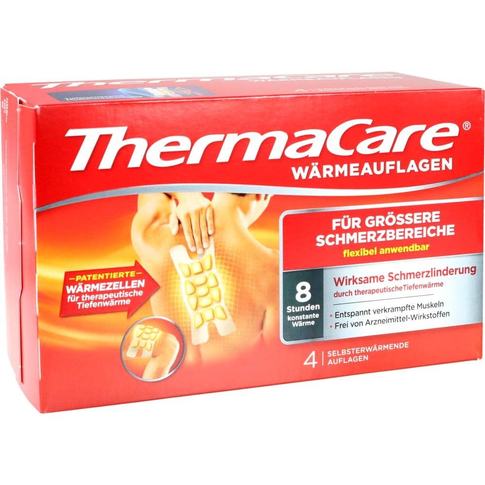 ThermaCare WÄRMEAUFLAGEN FÜR GRÖßERE SCHMERZBEREICHE 4 St