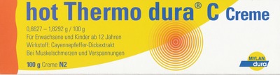 Hot Thermo dura C Creme 100 g Creme