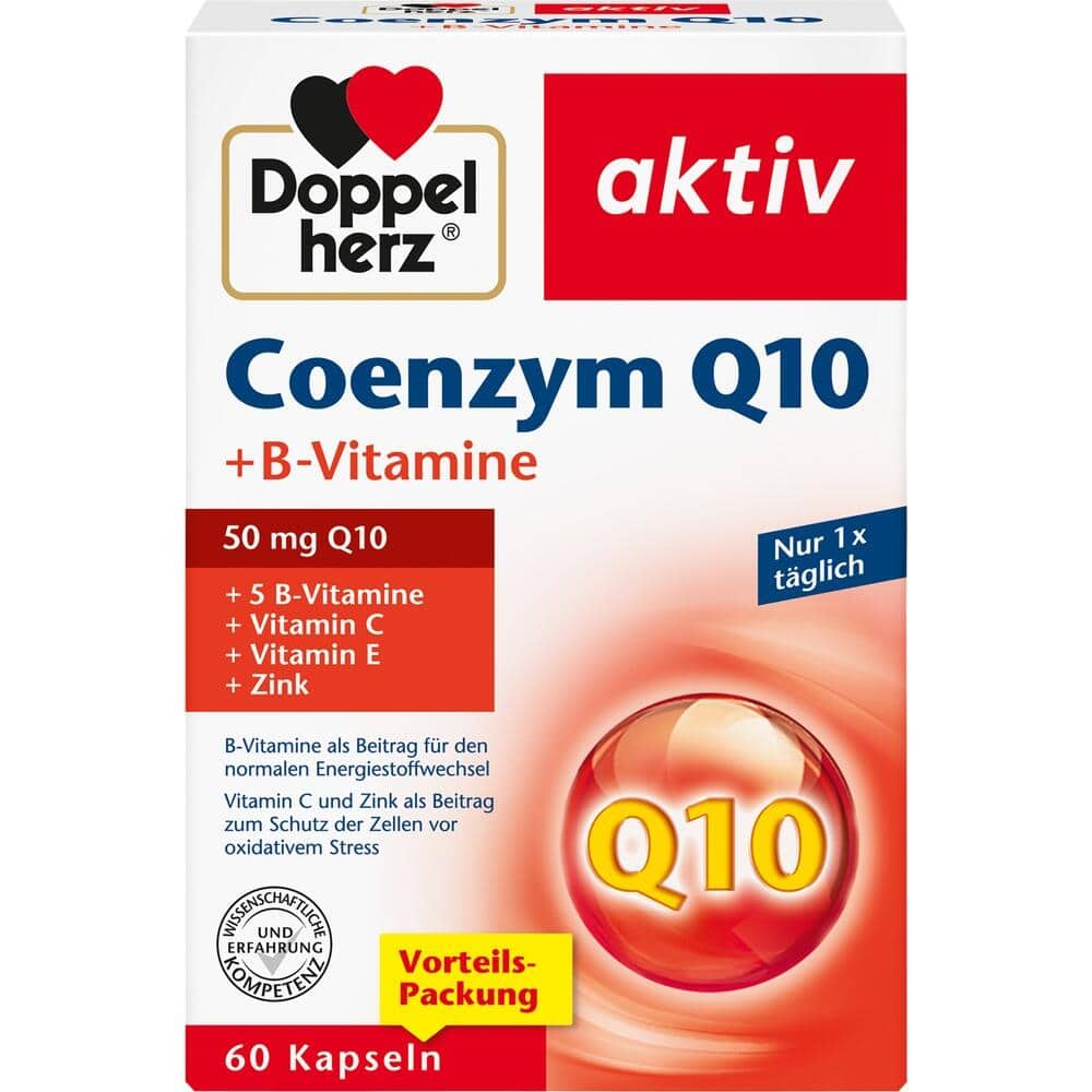Doppelherz aktiv Coenzym Q10+B Vitamine 60 St Kapseln