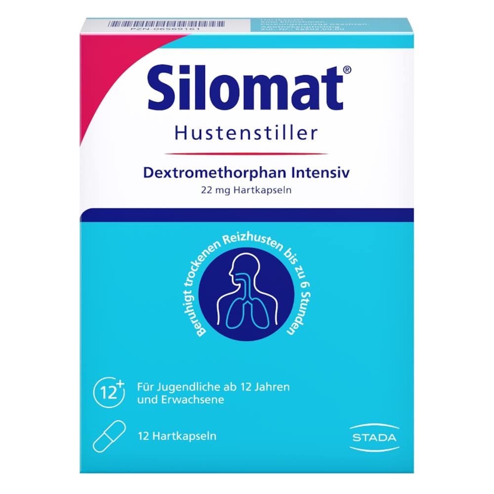 Silomat Hustenstiller Dextromethorphan Intensiv 12 St Hartkapseln