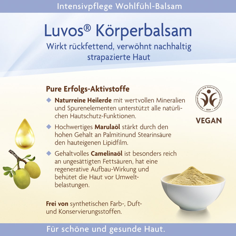 Luvos HEILERDE Regenerierender Körperbalsam 150 ml Emulsion