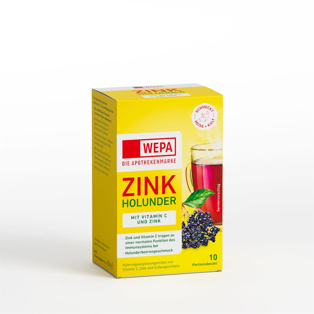 WEPA ZINK HOLUNDER 10X10 g Pulver