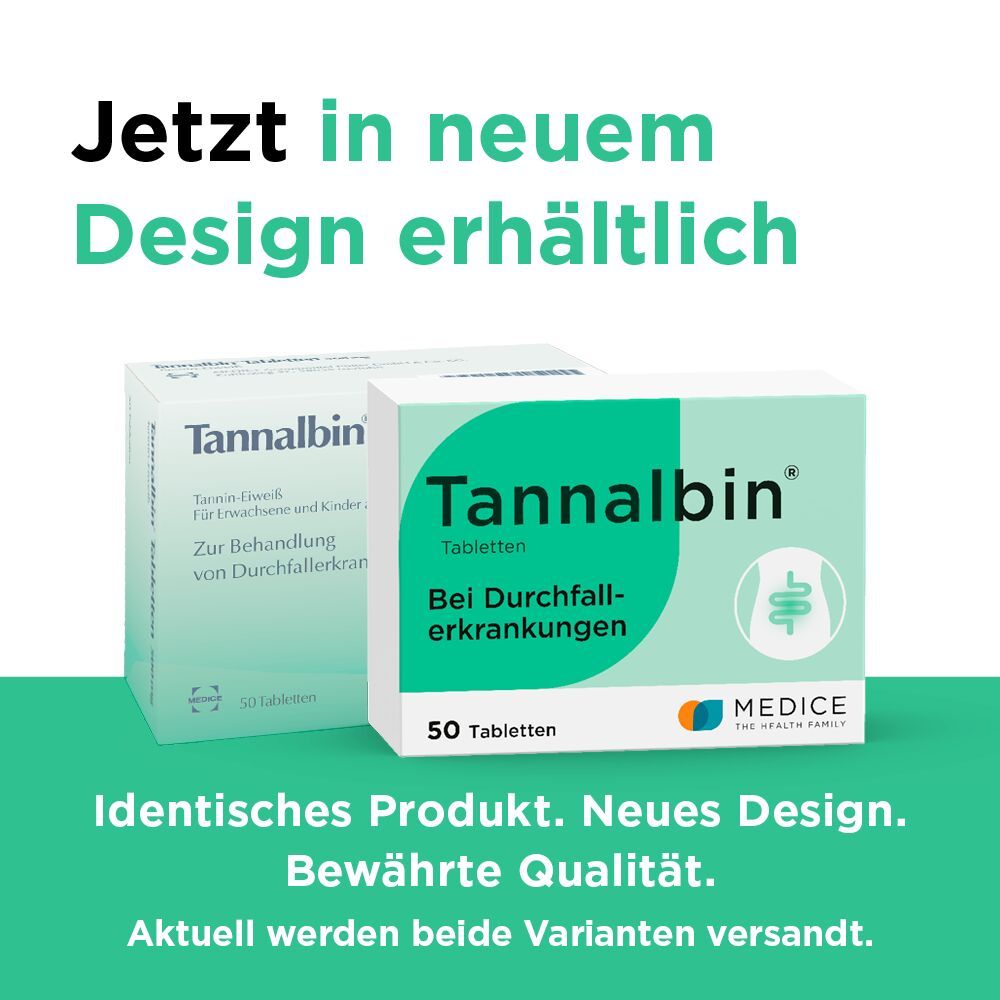 Tannalbin bei Durchfallerkrankungen 50 St Tabletten