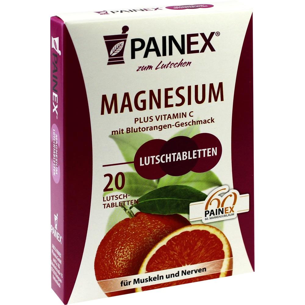 MAGNESIUM MIT Vitamin C PAINEX 20 St Lutschtabletten