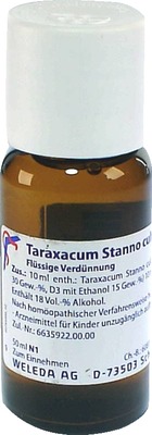 WELEDA TARAXACUM STANNO cultum D 3 Dilution 50 ml Dilution