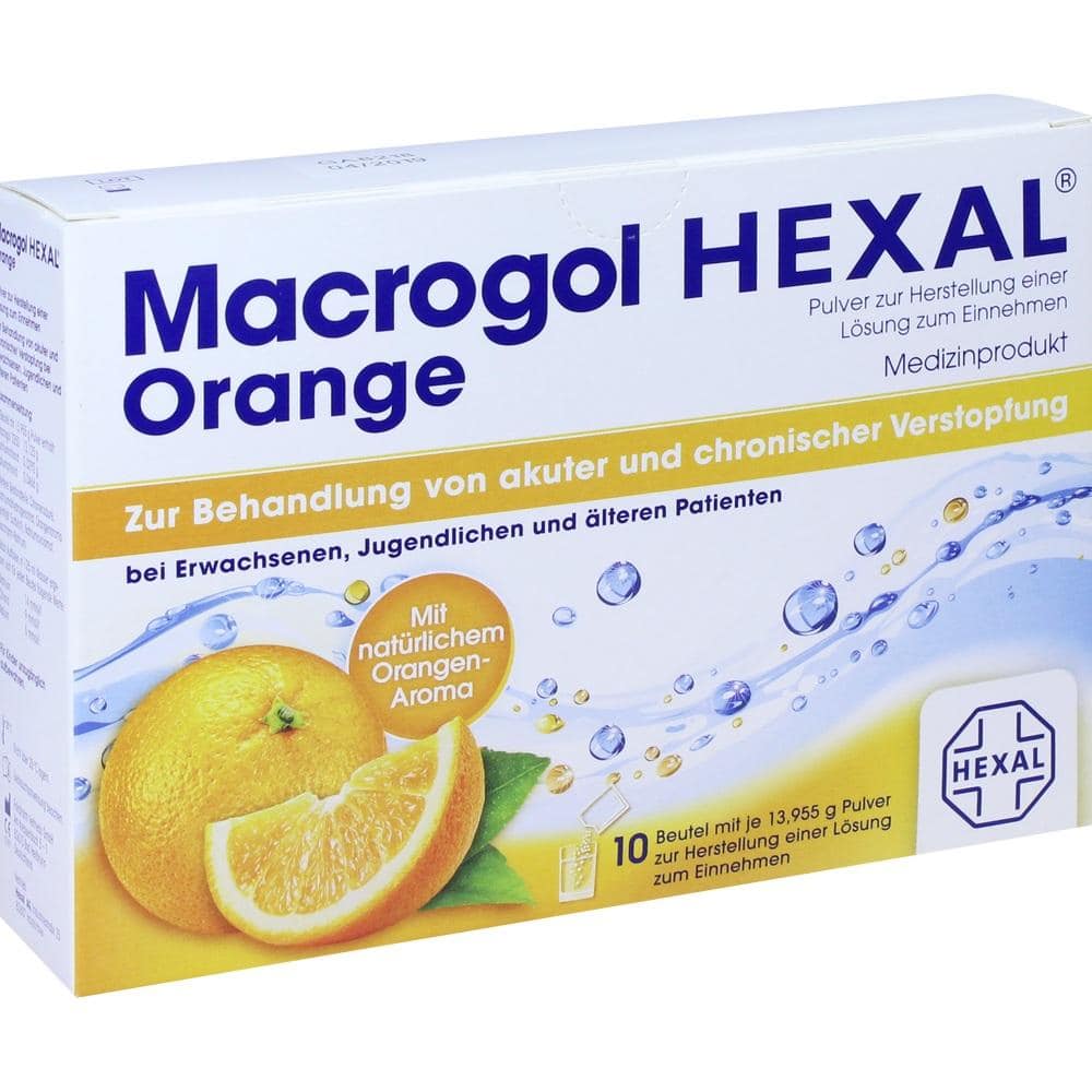 Macrogol HEXAL Orange  10 St Beutel