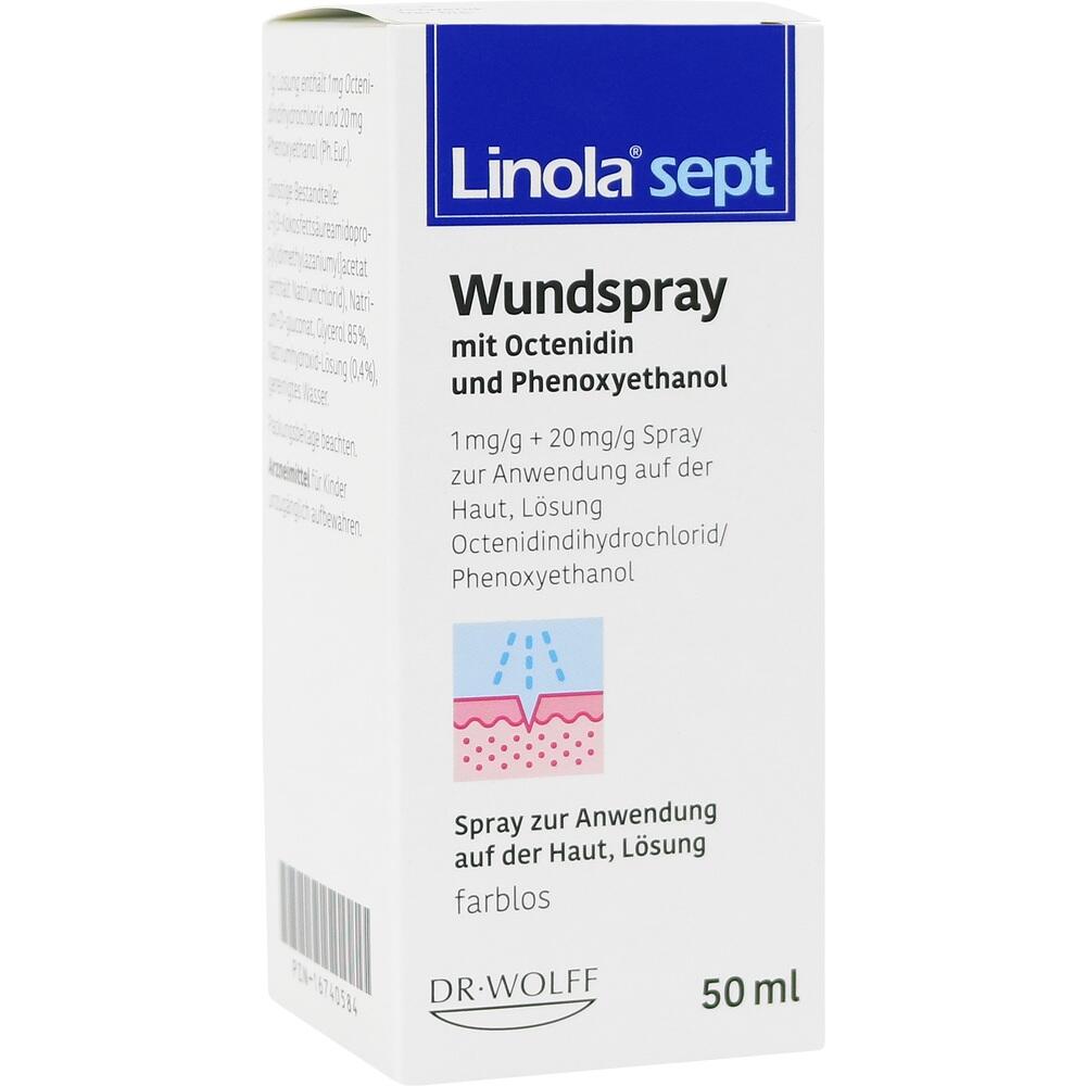 Linola sept Wundspray - Desinfektion bei Wunden 50 ml Lösung