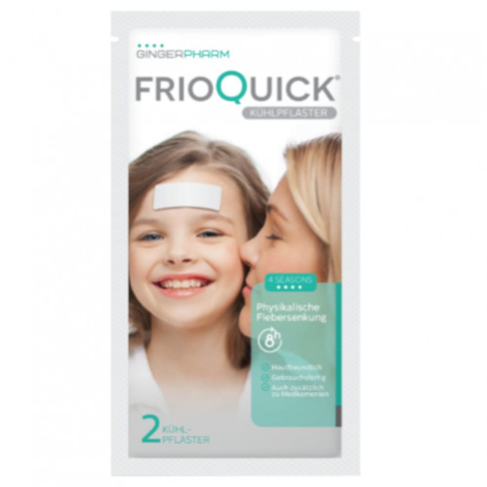 FrioQuick Kühlpflaster Physikalische Fiebersenkung 2 St Pflaster