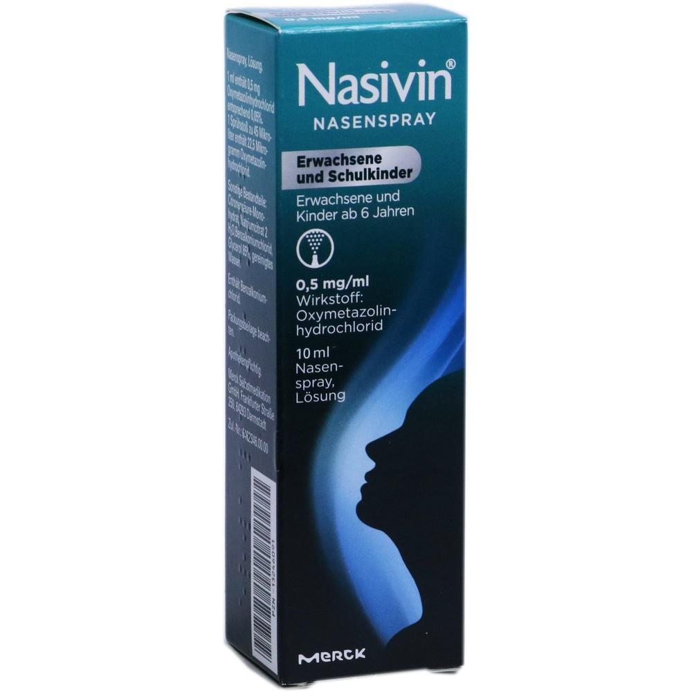 Nasivin NASENSPRAY Erwachsene und Schulkinder 0,5 mg/ml 10 ml Nasenspray