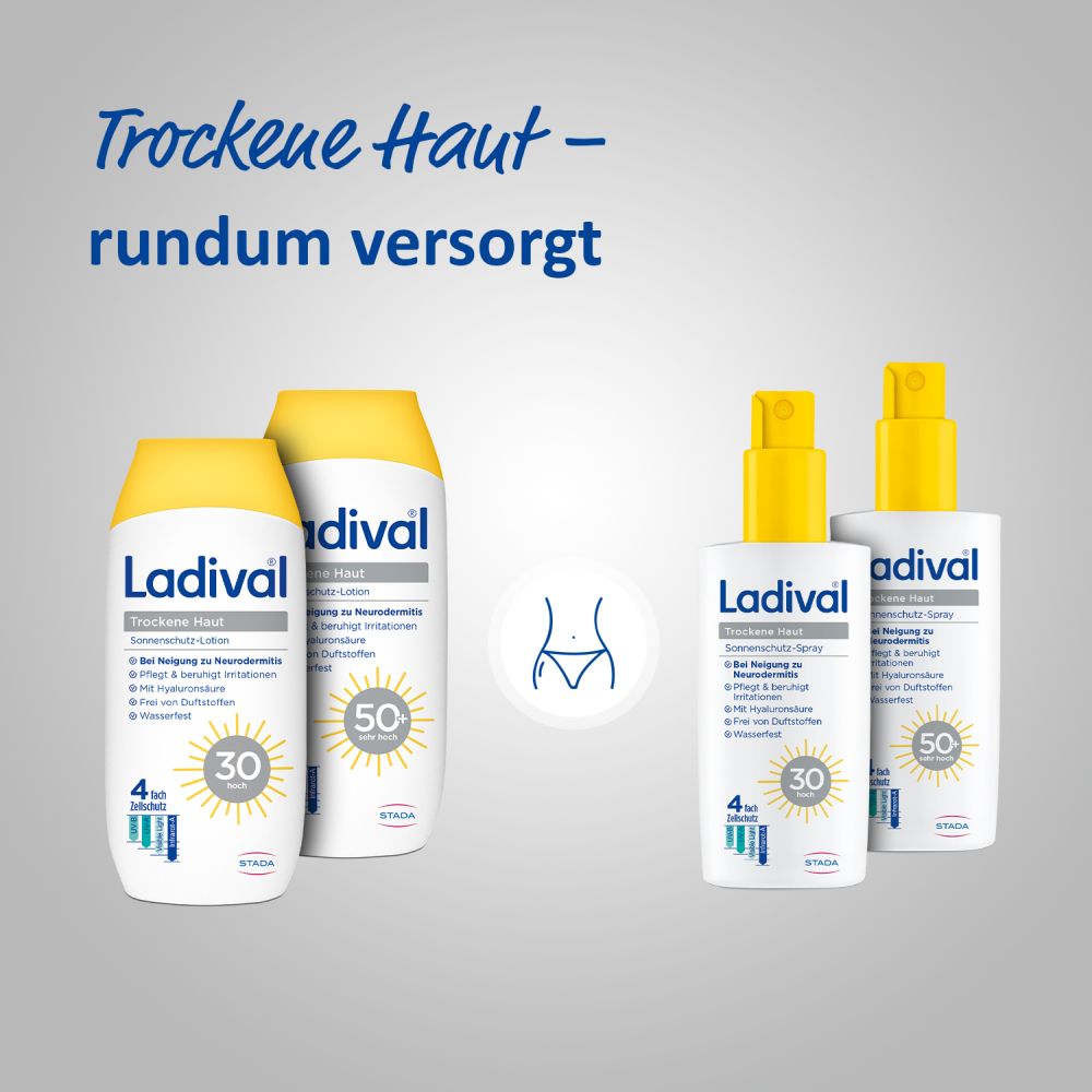 Ladival Trockene Haut Sonnenschutz-Spray LSF 30 150 ml Spray