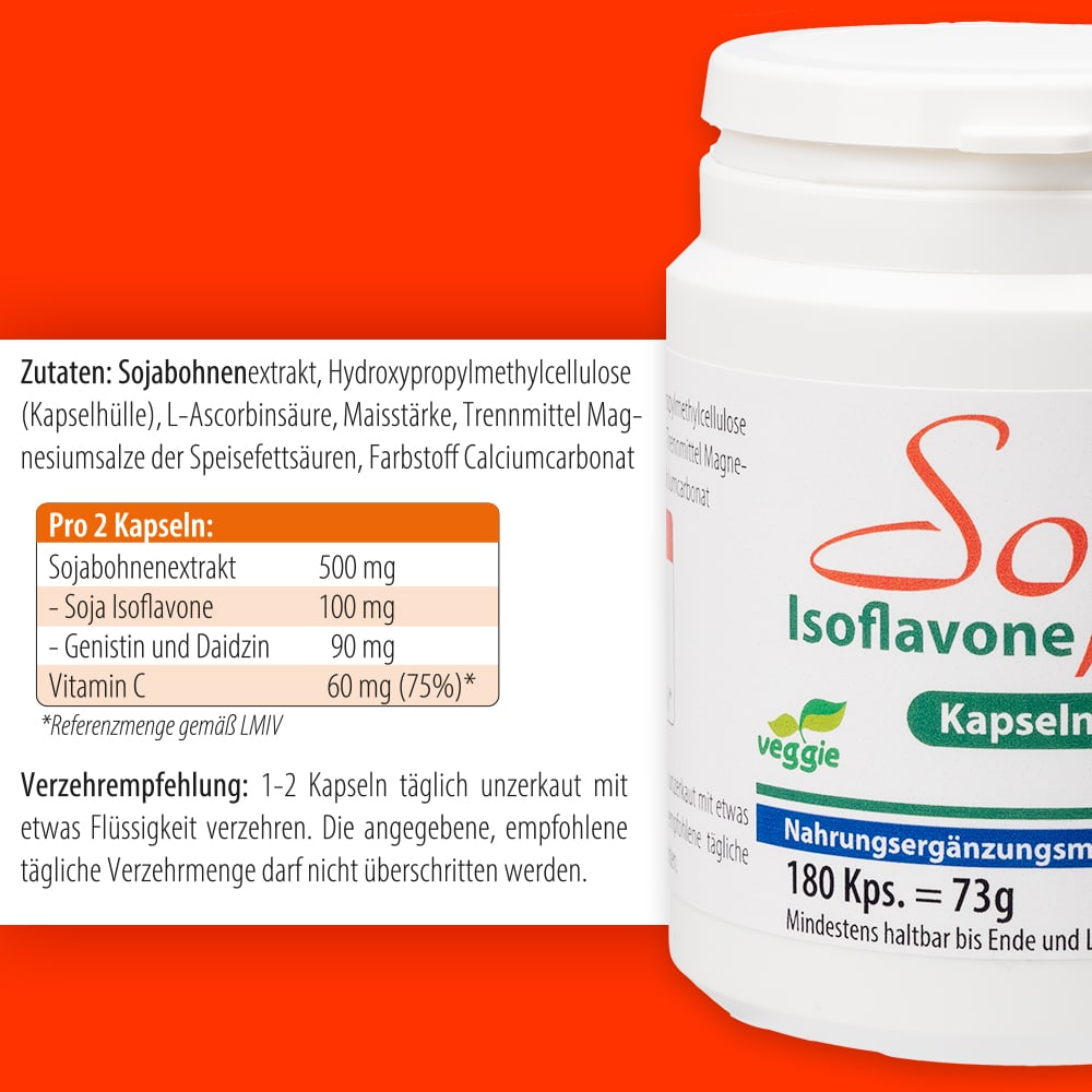 Soja Isoflavone 180 St Kapseln