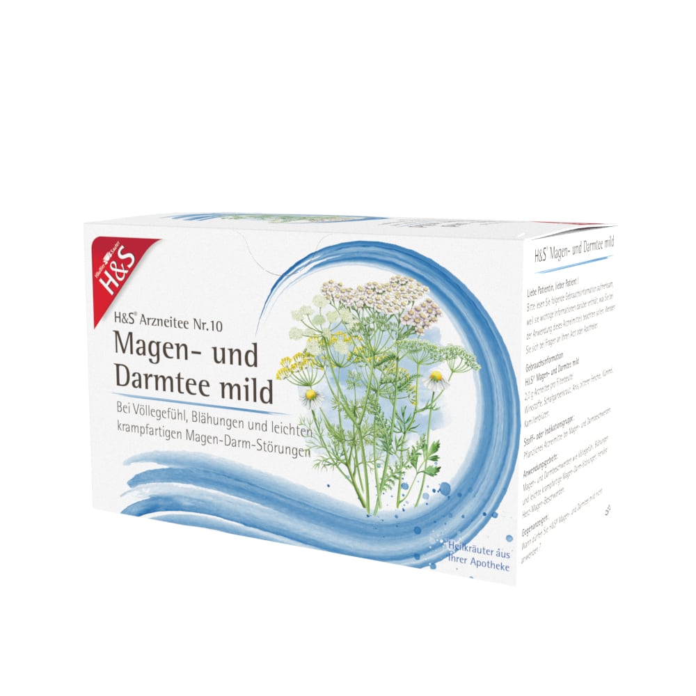 H&S Arzneitee Magen- und Darmtee mild 20X2.0 g Filterbeutel