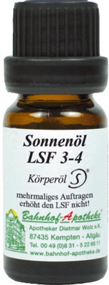 SONNENÖL LSF 3-4 10 ml Öl