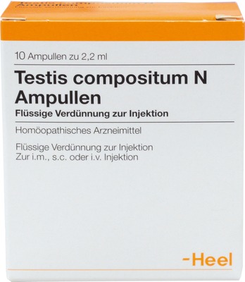 TESTIS COMPOSITUM N Ampullen 10 St Ampullen