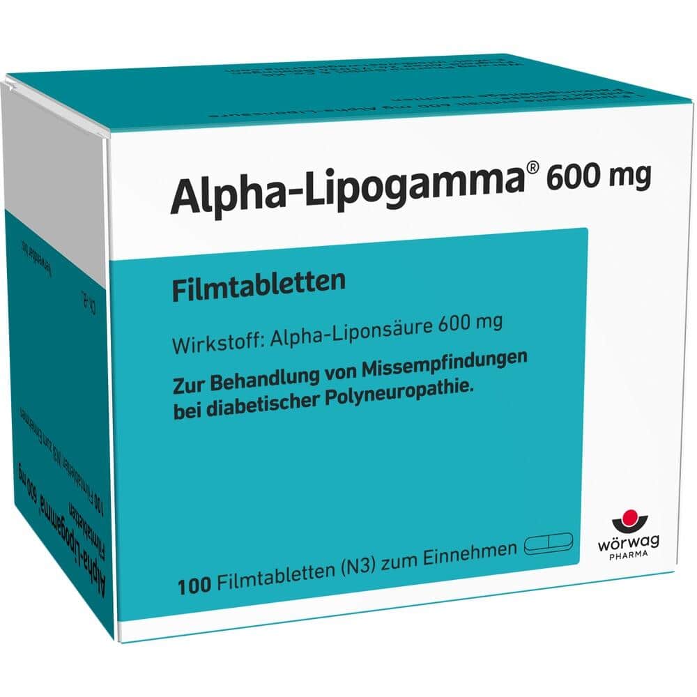 Alpha-Lipogamma 600mg 100 St Filmtabletten