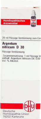 ARGENTUM NITRICUM D 30 Dilution 20 ml Dilution