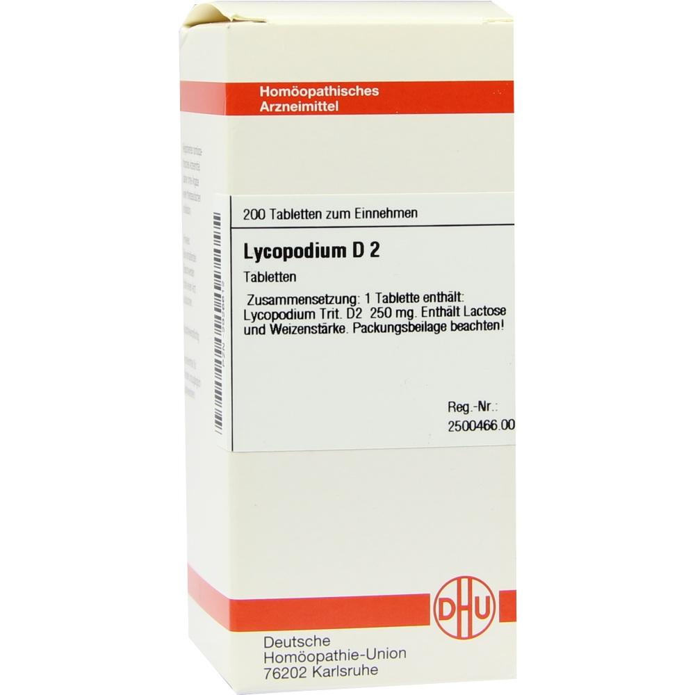 LYCOPODIUM D 2 Tabletten 200 St Tabletten