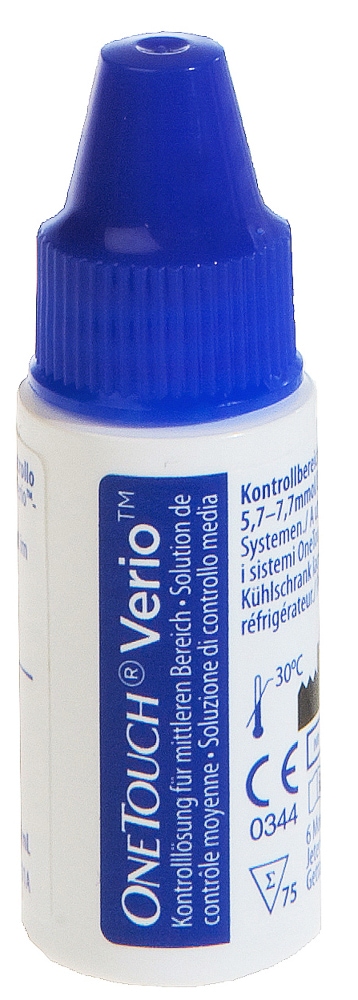 ONE TOUCH Verio Kontrolllösung mittel 2X3.8 ml Lösung