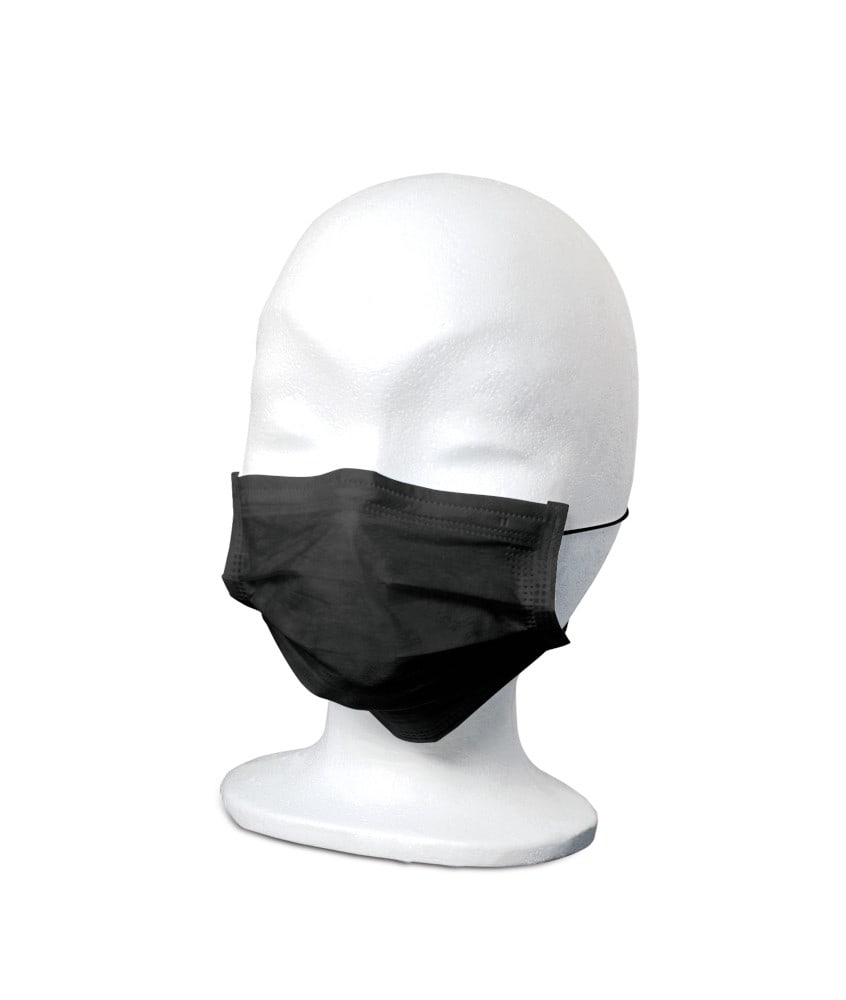 MaiMed- FM Comfort Medizinischer Mundschutz schwarz 50 St
