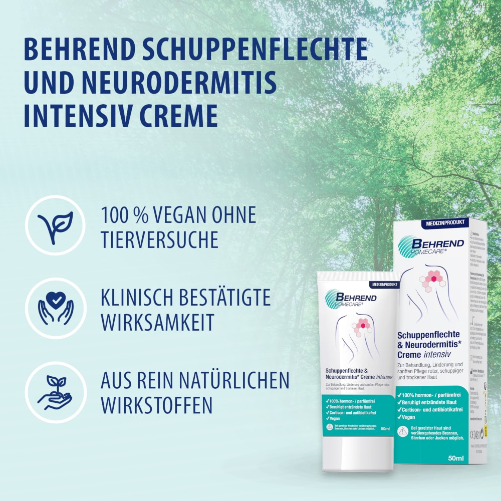 Behrend Schuppenflechte & Neurodermitis Creme intens 50 ml Creme