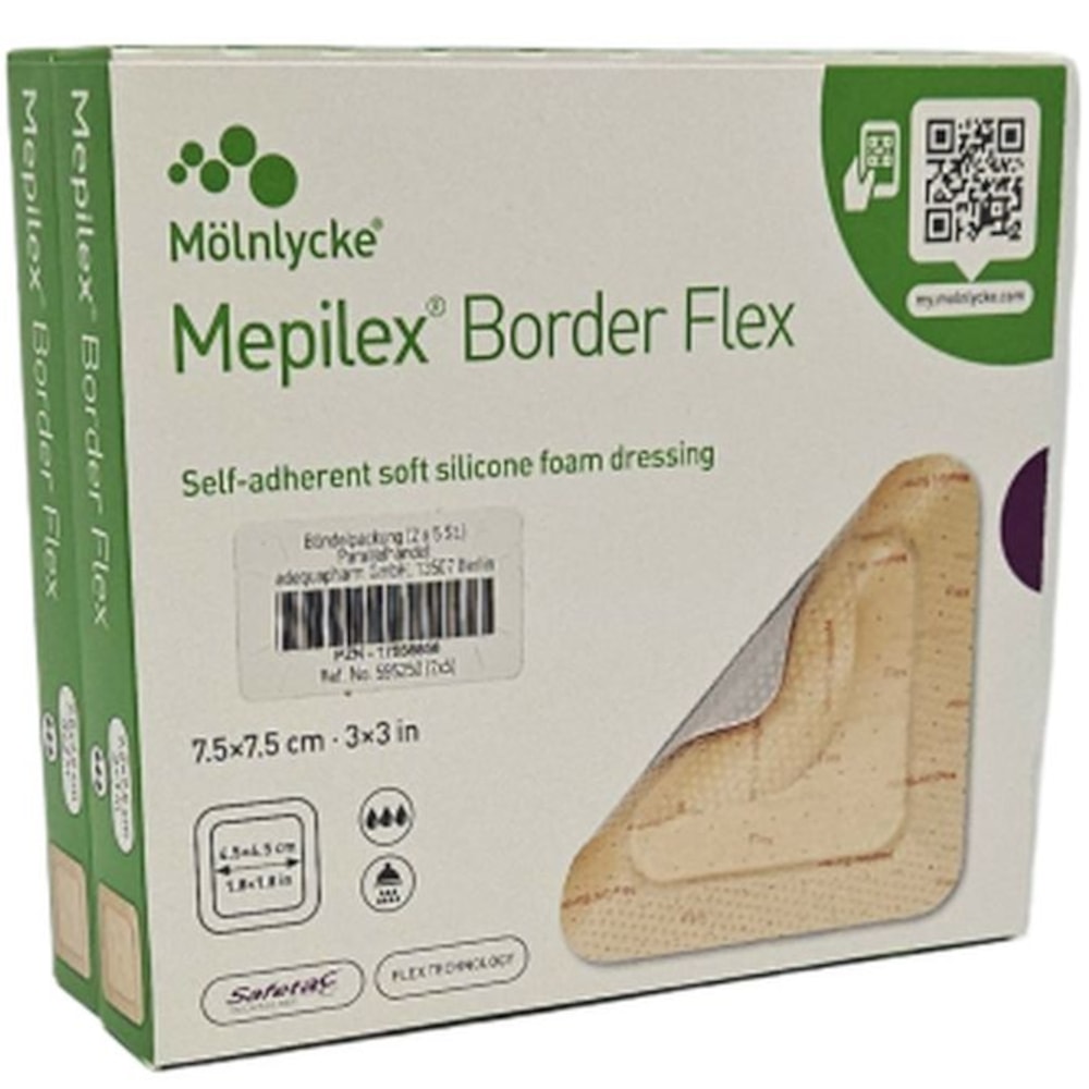 Mepilex Border Flex 7,5x7,5 10 St Verband