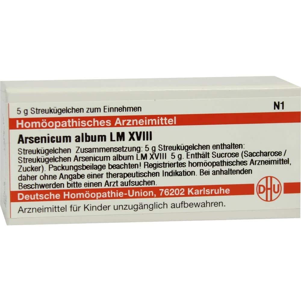 LM ARSENICUM album XVIII Globuli 5 g Globuli