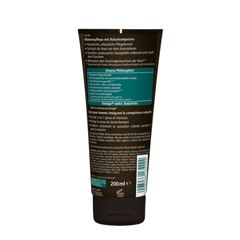 Kneipp 2IN1 DUSCHE MÄNNERSACHE 2.0 200 ml Duschgel
