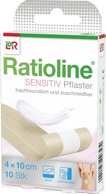 RATIOLINE sensitive Wundschnellverband 4 cmx1 m 1 St Pflaster