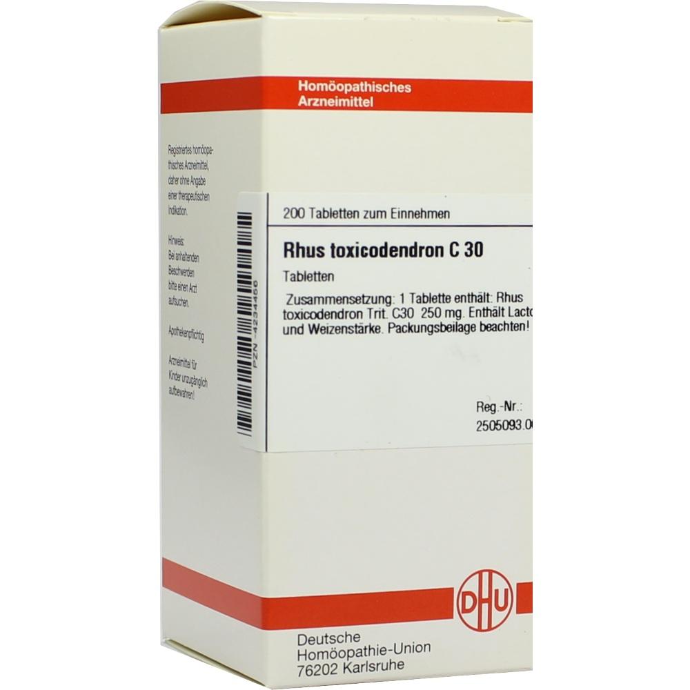 RHUS TOXICODENDRON C 30 200 St Tabletten