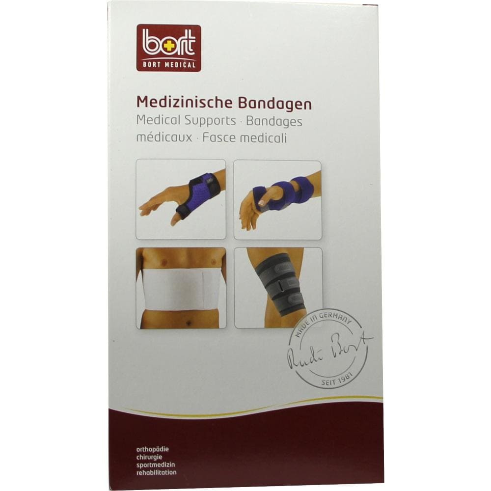 BORT Rippengürtel Herren medium weiß 1 St