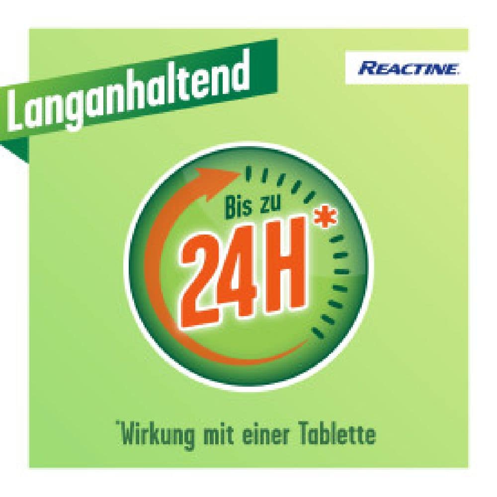 Reactine 21 Allergietabletten mit Cetirizin bei Heuschnupfen und  Allergien